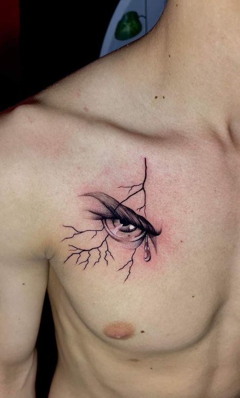 Lucifer Eyes Tattoo, Lucifer Tattoo, Ojo Tattoo, Deep Wallpaper, Chest Tattoos, Faded Hair, 1 Tattoo, Up Tattoos, Small Tattoo Designs