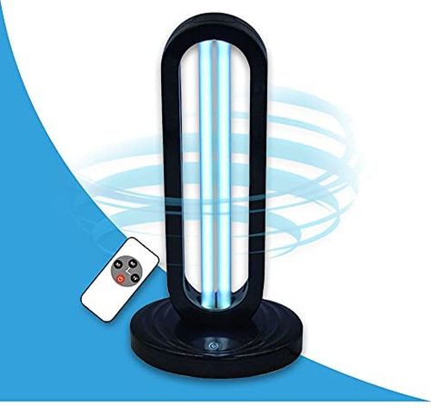 Amazon.com: UVILIZER Tower - UV Light Sanitizer & Ultraviolet Sterilizer Lamp w/ Remote Control (Portable UV-C Cleaner for Home, Baby Room, Office | 38W UVC Disinfection Bulb | Kill Germs, Bacteria, Virus | USA) : Health & Household Hotel School, Tube Lamp, Bathroom Smells, Ceiling Fan In Kitchen, Light Display, Uv Light, Room Office, Ultra Violet, Baby Room