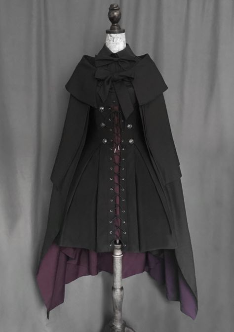 New Round Preorder: Foxtrot 【-Farron Covenant-】 Series  ◆ Shopping Link >>> https://www.lolitawardrobe.com/search/?Keyword=Farron+Covenant Cloak Aesthetic, Old Fashion Dresses, Vestidos Vintage, Fantasy Dress, Punk Style, Fantasy Fashion, Cosplay Outfits, Lolita Dress, Gothic Lolita