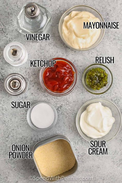 It is so easy to make a Thousand Island Dressing at home. This homemade dressing is better than any store-bought brand and the steps are so simple. Just mix all the ingredients and it is ready to serve on all kinds of dishes from salads, tacos, french fries, or even a simple sandwich. #thousandislanddressing #thousandislanddressingrecipe #bestthousandislanddressing #spendwithpennies Homemade Thousand Island Dressing, Ranch Dressing Dip, Tasty Burger, Buttermilk Ranch Dressing, Thousand Island, Thousand Island Dressing, Salad Dressing Recipes Homemade, Island Dress, Burger Sauce