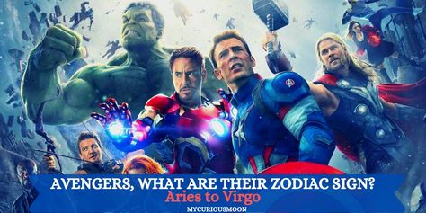 Your attention Marvel Cinematic Universe fans! 🤩 Finally, the #MyCuriousMoon has come up with the most realistic #ZodiacSigns of your fav #Avengers   #AvengersWorld #AvengersZodiacSign #AvengersSunSign #ThorSunSign #BlackPantherSunSign #LokiSunSign #HulkSunSign #IronManSunSign #DrStrangeSunSign #AvengersMemes  #SunSign Ultron Wallpaper, Best Avenger, Avengers Film, Hd Wallpapers For Pc, Wallpaper For Pc, Chris Hemsworth Thor, James Spader, Thor's Hammer, Captain America Civil