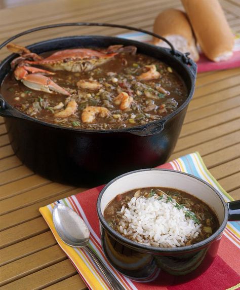 Seafood Gumbo | 30AEATS Restaurant Soups, Alabama Recipes, Alabama Food, Seafood Gumbo Recipe, Cajun Creole Recipes, Jimmy Buffet, Seafood Gumbo, Late November, Cajun Cooking