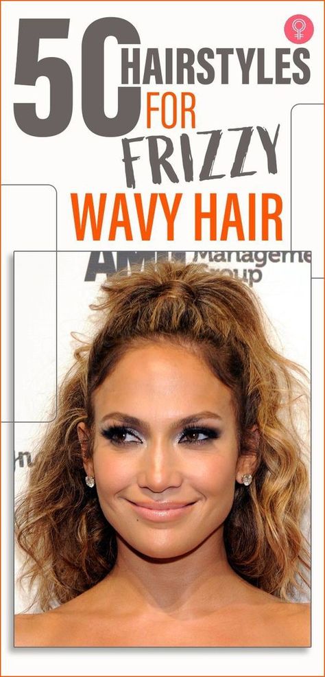 50 Hairstyles For Frizzy Wavy Hair: If only I knew then that there is a whole treasure trove of hairstyles out there that are specifically suited for frizzy wavy hair, my life would have been so much easier. So, to help you escape the agony of properly styling your frizzy, wavy hair, I have compiled a list of 50 hairstyles that would work perfectly for you. Short Hairstyle Frizzy Hair, Cute Hair Styles For Frizzy Hair, Haïr Style For Short Wavy Hair, Hairdo Wavy Hair, Hairdos For Frizzy Hair, Haircuts For Long Wavy Curly Hair, Haircuts For Course Frizzy Hair, Best Hairstyles For Frizzy Hair, Short Hair Styles For Thick Frizzy Hair