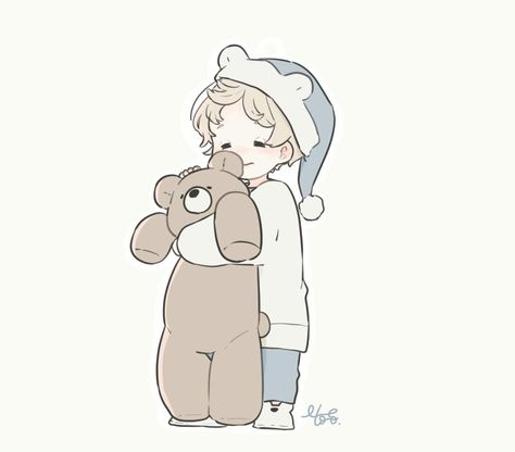 ˖ ˗ˏˋ pinterest : @murlktea ˎˊ˗ ˖ Cute Pfp For Boys, Kawaii Boy Pfp, Cute Boy Pfp, Agere Art, Bear Reference, Bear Anime, Teddy Bear Drawing, Anime Child, Anime Baby