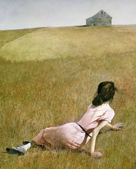 History of Art Daily on Instagram: “🤨 Do you know the story behind this painting? 😮 . Andrew Wyeth, Christina’s World, 1948, @themuseumofmodernart 🖼 . One day, as painter…” Christina's World, Wyeth Paintings, Andrew Wyeth Paintings, Andrew Wyeth Art, Abigail Hobbs, Famous Art Paintings, Jamie Wyeth, N C Wyeth, Ethel Cain