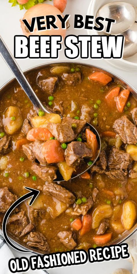 Best Beef Stew, Homemade Beef Stew Recipes, Beef Stew Ingredients, Easy Beef Stew Recipe, Easy Beef Stew, Hearty Beef Stew, Homemade Beef Stew, Stew Meat Recipes, Crockpot Recipes Beef