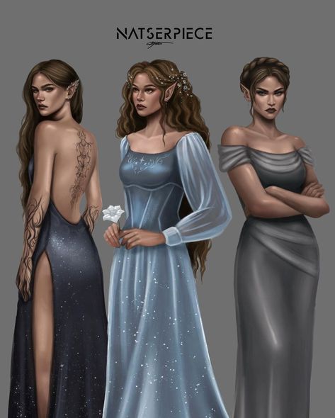 Elaine Archeron, Sjm Characters, Natalie Bennett, Acotar Books, Archeron Sisters, The Three Brothers, Elain Archeron, Acotar Fanart, Sjm Universe