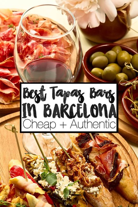 Vegetarian Tapas, Barcelona Tapas, Barcelona Bars, Best Tapas, Barcelona Spain Travel, Barcelona Restaurants, Barcelona Food, Tapas Restaurant, Visit Barcelona