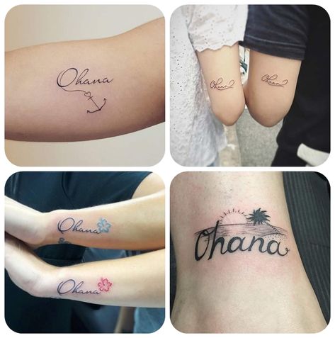 tattoo-ideen-familie-tätowierungen-motive-für-geschwister-bedeutung-ohana Disney Stitch Tattoo, Ohana Tattoo, Stitch Tattoo, Symbol Tattoo, Family Tattoos, Stitch Disney, Back Tattoo, Infinity Tattoo, Paw Print Tattoo