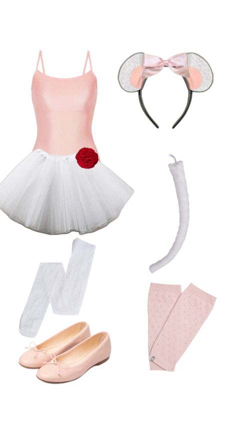 Ballerina Halloween, Ballerina Halloween Costume, Angelina Bailarina, Angelina Ballerina, Ballerina Costume, Ballerina Outfit, Halloween Costume Outfits, Halloween Costume, Dress Up