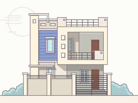 What I'd Like to do / What I'd think I'd want to use Ai for Door Architecture, House Design Drawing, Lines Illustration, 20x40 House Plans, Single Floor House Design, Home Drawing, House Series, Indian House Plans, Indian House