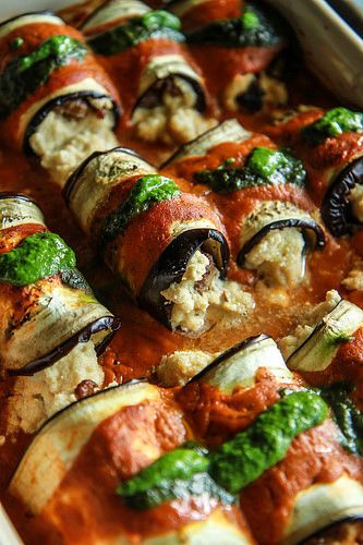 Paleo Eggplant Lasagna Rollups from HeatherChristo.com Paleo Eggplant Lasagna, Keto Lasagne, Paleo Lasagna, Lasagna Roll Ups, Eggplant Lasagna, Lasagna Roll, Lasagna Rollups, Keto Lasagna, Lasagna Rolls