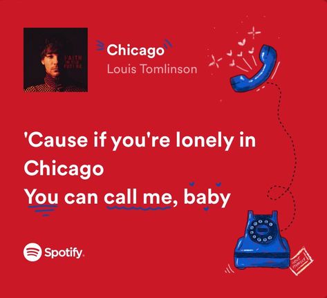 Louis Tomlinson Chicago, Song Doodles, Louis Tomlinson Lyrics, Chicago Lyrics, Louis Tomlinson Songs, 1d Lyrics, Ocean Blue Eyes, Spotify Lyrics, Lyric Poster