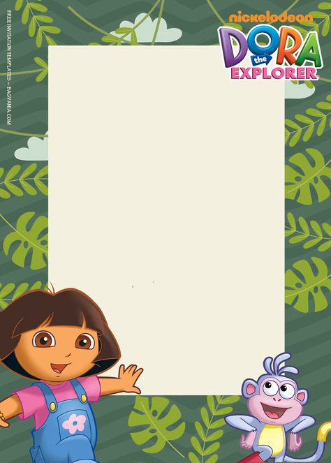 Download Now 9+ Dora The Explorer Jungle Adventure Birthday Invitation Templates #free #freeinvitation2019 #birthday #disney #invitations #invitationtemplates Disney Invitations, Birthday Disney, Jungle Adventure, Free Birthday, Dora The Explorer, Green Accents, Templates Free, Amazing Adventures, 1st Birthday Parties