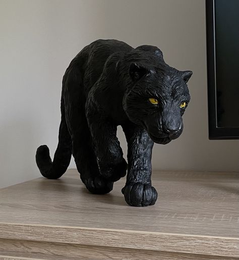 FOR SALE -> https://wildllifedesign.etsy.com/listing/1715992895  Black Panther / Panther / Handmade / Clay / Sculpture / Art / Animal Sculpture / Gift / Home Sculpture Art Animal, Clay Sculpture Art, Panther Sculpture, Animal Sculpture, Handmade Clay, Clay Sculpture, Animal Sculptures, Animal Lovers, Black Panther