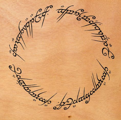 200+ Lord of The Rings Tattoos Ideas (2023) - TattoosBoyGirl Lotr Ring Inscription, Lord Of The Rings Ring Inscription, One Ring Inscription Tattoo, Rings Of Power Tattoo, One Ring To Rule Them All, Ring Of Power Tattoo, Lord Of The Rings Writing, The One Ring Inscription, One Ring Inscription