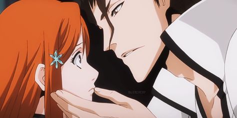 Sousuke Aizen, Bleach Orihime, Sosuke Aizen, Bleach Couples, Aizen Sousuke, Aizen Sosuke, Bleach Funny, Tite Kubo, Orihime Inoue