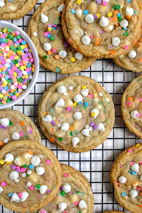 Chocolate Sprinkle Cookies, Chocolate Fudge Cookies, Confetti Cookies, Breakfast Cupcakes, Butter Sugar Cookies, Childlike Wonder, Chewy Chocolate Cookies, Confetti Sprinkles, Fudge Cookies