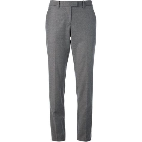 MAISON MARTIN MARGIELA slim tailored trousers (€540) ❤ liked on Polyvore featuring pants, housut, pantalones, grey, slim fit pants, grey pants, gray pants, tailored pants and grey slim pants Grey Pants Formal, Formal Gray Full-length Pants, Fitted Gray Semi-formal Pants, Gray Semi-formal Dress Pants, Gray Semi-formal Trousers, Luxury Gray Semi-formal Pants, Grey Pants Men, Grey Pants Casual, Grey Trousers