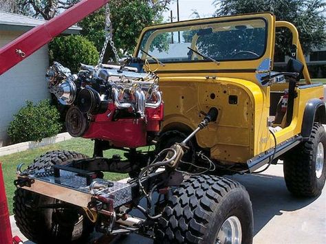 0312or 01z+1979 Jeep CJ7+Front Drivers Side View Engine On Cherry Pick Jeep Yj Mods, Jeep Cj7 Mods, Jeep Concept, Cj Jeep, Jeep Scrambler, Classic Jeeps, Jeep Mods, Vintage Jeep, Jeep Yj