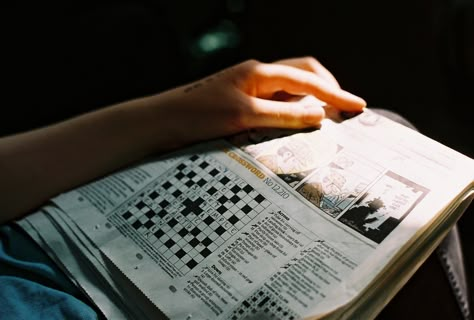 Crossword Aesthetic, Character Aesthetic Inspiration, Newspaper Crossword, Flying Aesthetic, Peter Pettigrew, Broken Wings, Photography Vintage, Aesthetic Inspiration, I Love Reading