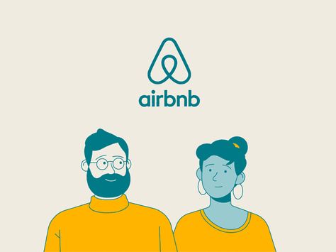 Through agency Bokeh I got to illustrate as well as handle the character animation in this spot created to highlight the launch of the new "restaurant tab" in the Airbnb app. See the whole thing h... Airbnb Animation, Airbnb Illustration, Google Illustration, Line Character, Airbnb App, Vector Illustration People, Character Design Tips, 2d Character Animation, Animation Gif