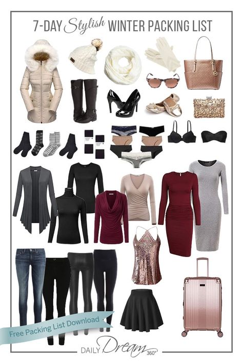 Winter Travel Packing, Winter Packing List, Winter Travel Outfit, Stylish Winter Outfits, Winter Packing, Winter Capsule, Winter Capsule Wardrobe, Mode Casual, Travel Wardrobe