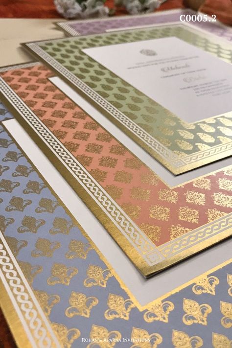 Desi Wedding Invitations Cards, Desi Wedding Invitations, Indian Wedding Color Palette, Indian Wedding Color Schemes, Traditional Indian Wedding Cards, Traditional Indian Wedding Invitations, Luxury Indian Wedding Invitations, Wedding Cards Indian, Indian Invitation Cards