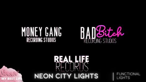 Sims 4 Neon Lights Cc, Random City, Sims 4 Mac, Cc Furniture, My Best Life, Mac Book, Sims 4 Cc Furniture, Sims 4 Cc, Neon Lights