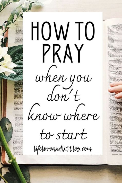 Do you want to know how to pray when you don't know where to start? Read this guide on how to pray when you have never prayed.. Teach Me How To Pray, How To Pray When You Dont Know What To Say, Learn How To Pray, How Do You Pray, How To Start Praying, How To Properly Pray, Learning How To Pray, How To Pray For Others, How To Pray For Beginners