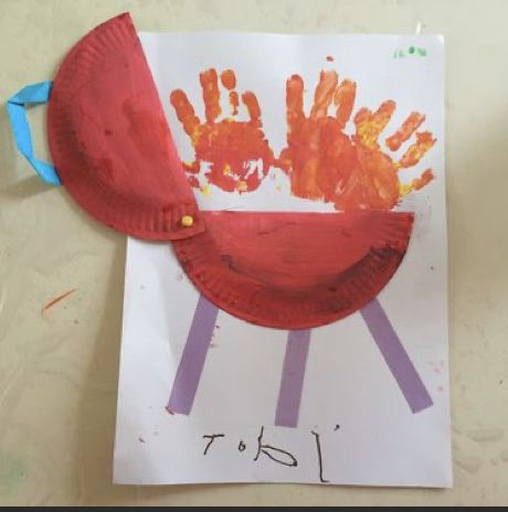 Bbq Handprint Art, Bbq Crafts For Preschoolers, Father ́s Day Crafts For Kids, Fathers Day Art Projects, Father’s Day Crafts For Preschoolers, Fathers Day Gifts From Baby, Last Minute Fathers Day Gifts, Fathers Day Crafts Preschool, Fathers Day Crafts For Preschoolers