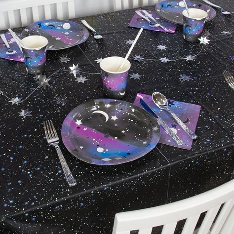 Galaxy Balloons, Outer Space Baby Shower, Galaxy Party, Boys Birthday Party Decorations, Birthday Party Cups, Outer Space Party, Astronaut Birthday, Outer Space Birthday, Space Birthday Party