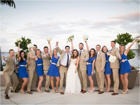 Navy blue and beige theme for wedding party ~ Photo: Sarah Ainsworth Royal Blue And Beige Wedding, Blue And Beige Wedding, Theme For Wedding, Wedding Dreses, Beige Theme, Lace Top Wedding Dress, Wedding Jitters, Taylor Wedding, Yacht Wedding