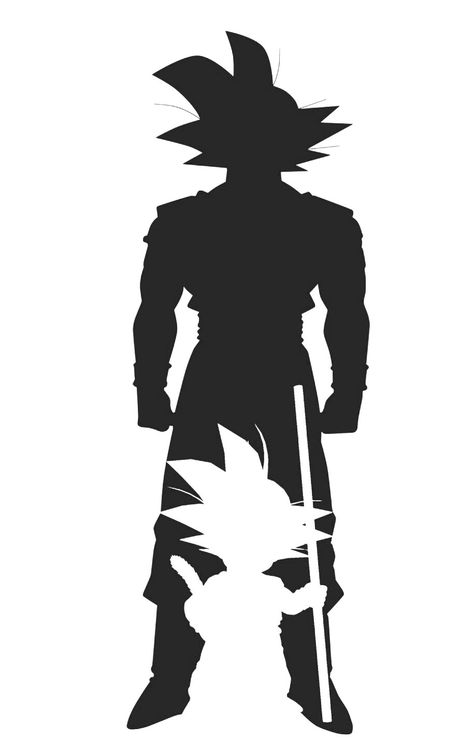 Goku Svg File Free, Anime Stencil, Marvel Silhouette, Beautiful Spine Tattoos, Spine Tattoo Ideas, Dragon Ball Tattoo, Idee Cricut, Dragon Ball Art Goku, Laser Art