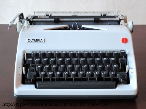 From the Virtual Typewriter Collection of Nick Tauriainen: 1970 Olympia SM9 | Modern Elite type. Typewriter Collection, Vintage Suitcases, Vintage Luggage, Vintage Typewriters, Vintage Market, Typewriter, Olympia, Furniture Design, Design