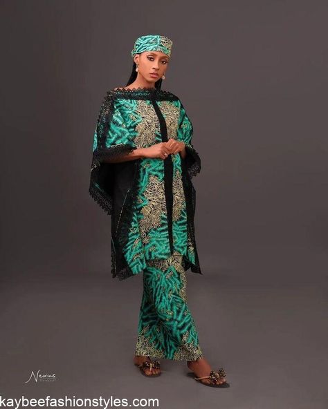 30 Latest Sallah Ankara Styles for Muslim Ladies - Kaybee Fashion Styles Ankara Hausa Dress Styles, Borno Style Dress, Latest Hausa Ankara Gown Styles, Hausa Dresses, Arewa Hausa Ankara Gown Styles, Mauritanian Culture, Hausa Styles For Women, Arewa Hausa Styles, Hausa Fashion