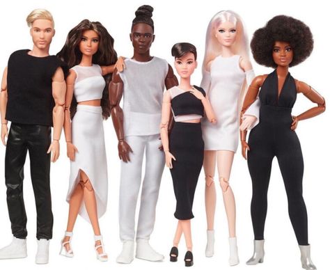 Barbie Signature Looks Review: Whole Collection 2021-2023 Barbie Signature Looks, Brunette Pixie, Barbie Basics, Barbie Signature, New Barbie, Barbie Collector Dolls, Fashion Model Poses, Face Mold, African American Dolls