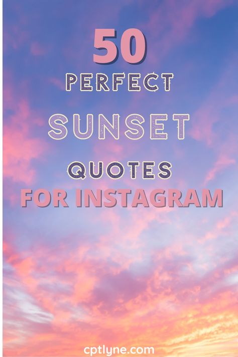 Are you searching for the best Sunset Quotes & Sunset captions for Instagram? Check out this list of the best romantic, short, and dreamy Instagram Sunset Quotes for the perfect summer vibe! | romantic sunset quotes | inspirational sunset quotes | chasing sunsets quotes / sunset beach / sunsets aesthetic / aesthetic sunset / sunset sky / sunset pics / sunset quotes deep / sunset quotes shorts / sunset quotes instagram caption short / sunset instagram captions post / sunset caption aesthetic Chase Sunsets Quotes, Chasing Sunsets Quotes, Sunset Quotes Aesthetic, Sunset Instagram Captions, Sunset Quotes Instagram Caption, Sunset Quotes Deep, Sunset Aesthetic Quotes, Quotes About Sunsets, Romantic Sunset Quotes