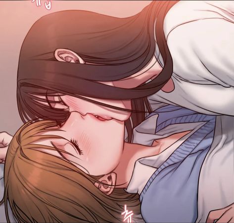 Yuri Gl, Bad Thinking Diary, Slam Dunk Anime, Fotografi Vintage, Lesbian Art, Yuri Manga, Yuri Anime, Anime Girlxgirl, Anime Kiss