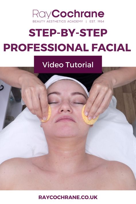 Facial Order Of Application, Basic Facial Steps, Professional Facial Massage Steps, Facial Steps Professional, Facial Step By Step, Facial Tutorial, Massage Steps, Facial Extractions, Facial Steps