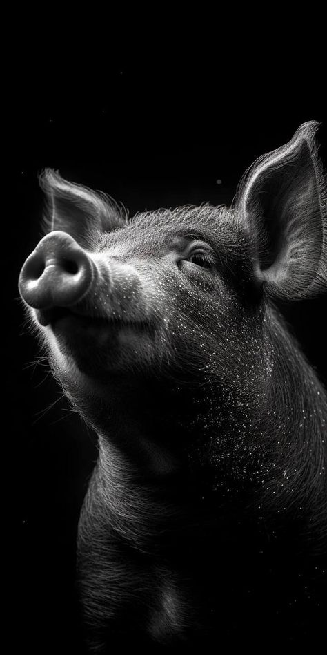 Pig Photography, Pig Portrait, Pig Zodiac, Wild Pig, Animal Portraits, Beautiful Photography, Pigs, Animals Beautiful, Pet Portraits