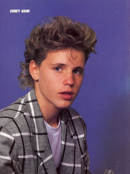 Corey Haim Mullet Hairstyle Mens 80s, Mens 80s Hairstyles, 80s Mens Hair, 80s Hairstyles Men, 80s Mullet, 80s Haircuts, 80’s Hair, 90s Hairstyles Men, Corey Haim