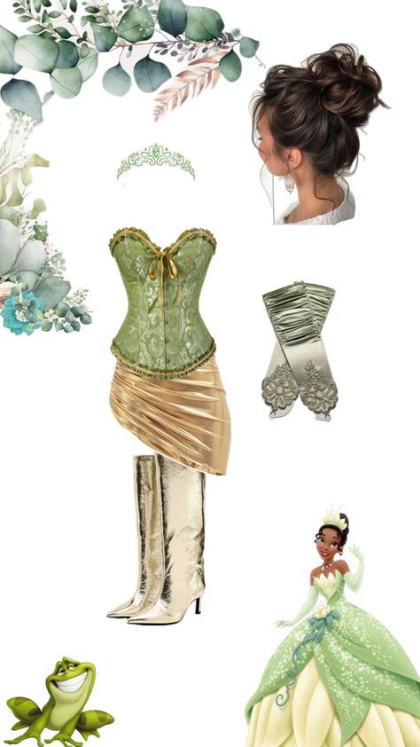 Tiana Costume, Clueless Costume, Tiana Princess, Princess Halloween Costume, Princess Tiana, Halloween Costume Outfits, Princess Costume, Halloween Fancy Dress, Disney Costumes