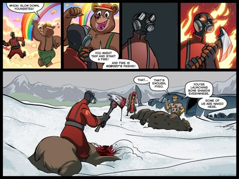 Lol tf2 comic the Pyro face Team Fortress 3, Tf2 Comics, Tf2 Pyro, Tf2 Funny, Team Fortress 2 Medic, Tf2 Memes, Team Fortess 2, Video Game Memes, Fortress 2