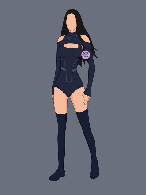 Navy Blue Superhero Suit Female, Blue Superhero Suit Female, Superhero Outfits Design Female, Superhero Suit Design, Superhero Outfits Design, Mcu Shifting, Superhero Outfits, Blue Superhero, Superhero Costumes Female