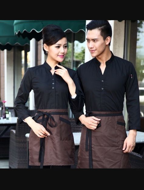 FOH Mexican uniforms Waiter Uniform Design, Waiter Outfit, Bar Uniform, Restaurant Uniform, Waitress Outfit, Cafe Uniform, Waitress Uniform, Waiter Uniform, Casual Restaurant