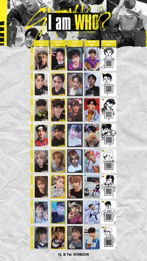 I Am Who Photocard, Straykids Albums, Skz Template, Template Wishlist, Skz Photocards, Photocard Template, Chan Lee, 17 Kpop, Photo Card Template