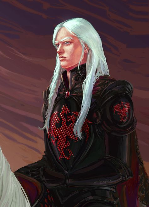 Rhaegar Targaryen by paradanmellow Targaryen Face Claim, Daenerys Cosplay, Rhaegar And Lyanna, Rhaegar Targaryen, Game Of Thrones Artwork, Game Of Thrones Books, Targaryen Art, Fire Book, Asoiaf Art