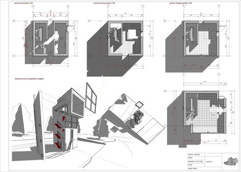 4x4 House Plan, Tadao Ando House, Tadao Ando Architecture, Banja Luka, Rendering Techniques, Photoshop Rendering, Brutalism Architecture, Building Images, Architecture Panel