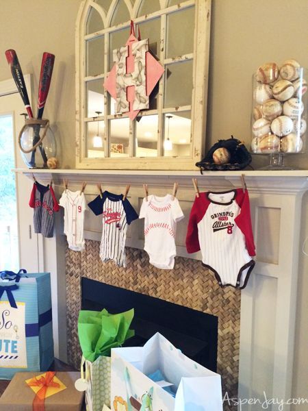 Baby Boy Birthday Themes, Boy Shower Themes, Baseball Baby Shower Theme, Baby Boy Decorations, Sports Baby Shower, Trendy Baby Shower Ideas, Baby Shower Decorations For Boys, Boy Baby Shower Themes